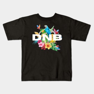 DNB - Tropical Bass Birds Kids T-Shirt